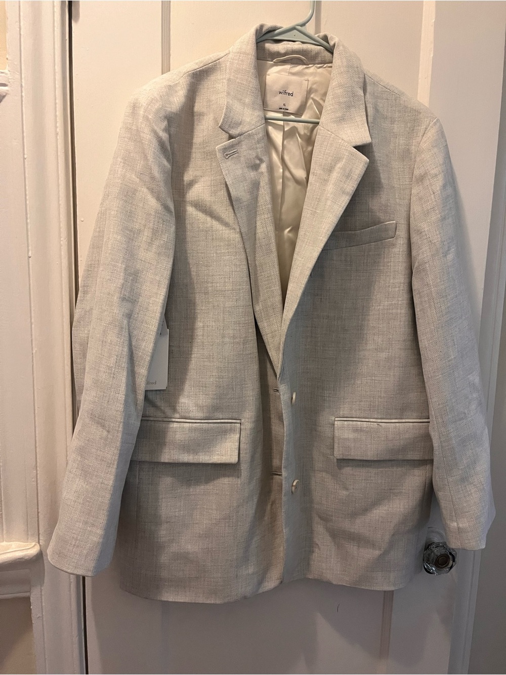 Wilfred Light Gray Women's Blazer - Soft Gray Tailored Jacket